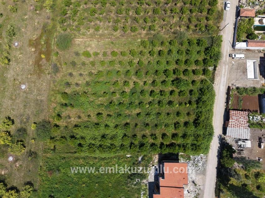 Grundstück Zum Verkauf In Okçular, 1050 M², Im Wohngebiet Des Dorfes.