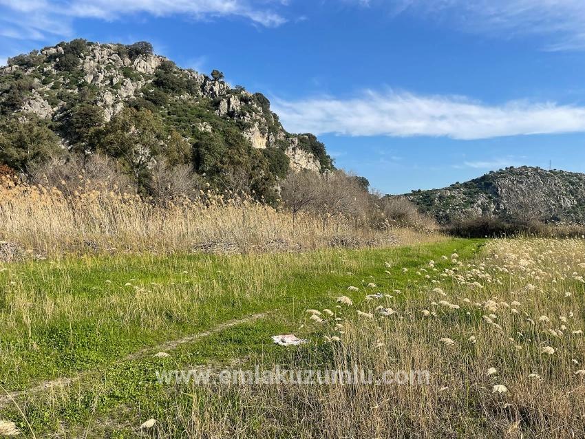 6800 M² Großes Grundstück In Dalyan Zu Verkaufen, 5% Wohnbebauungszone.