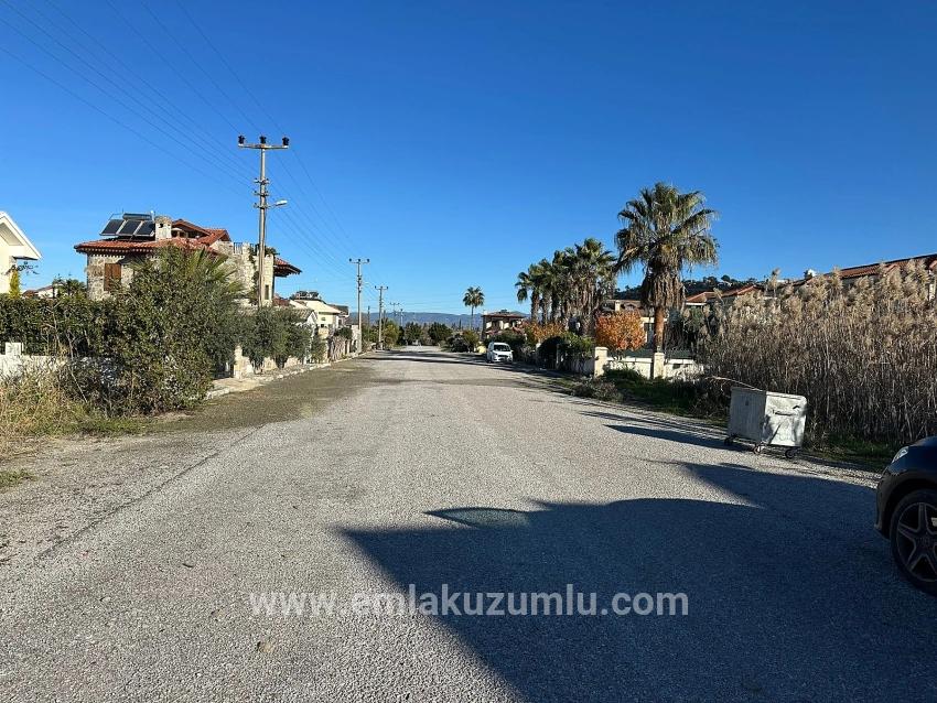 841 M² Großes Grundstück Zum Verkauf In Dalyan Gülpınar Mit 15 % Bebauung.