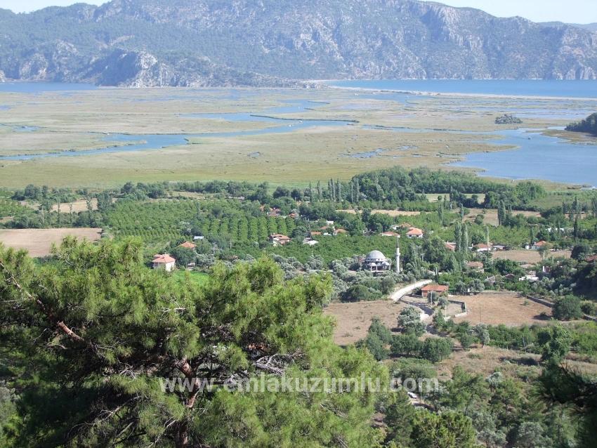19.334 M² Großes Grundstück Zum Verkauf In Çandır, Köyceğiz.