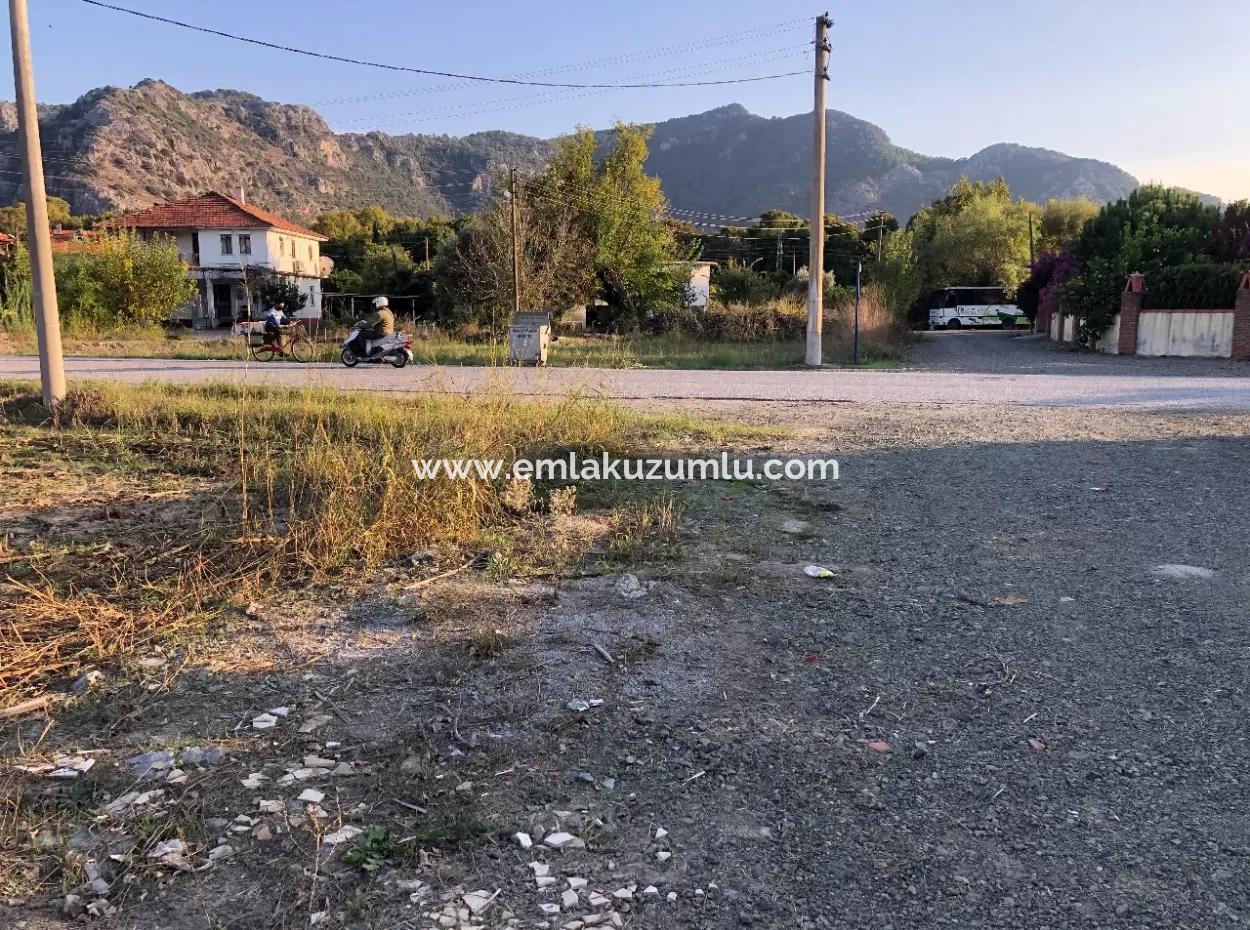 700M2 Eckgrundstück Zum Verkauf In Dalyan