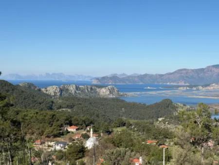 1000M2 Grundstück Zum Verkauf Mit Meerblick Im Dorf In Gökbel