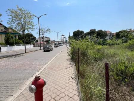 916M2 Gewerbe- Und Wohngrundstück Zum Verkauf An Der Hauptstraße In Dalyan Gülpınar