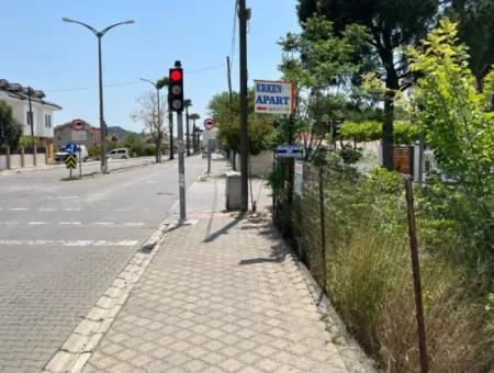 916M2 Gewerbe- Und Wohngrundstück Zum Verkauf An Der Hauptstraße In Dalyan Gülpınar