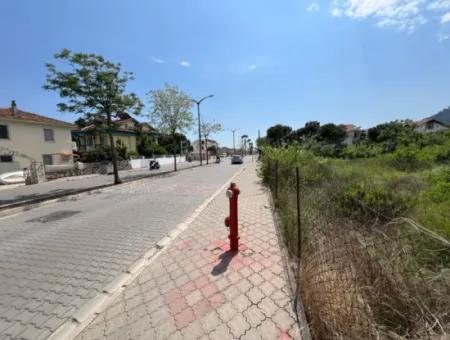 916M2 Gewerbe- Und Wohngrundstück Zum Verkauf An Der Hauptstraße In Dalyan Gülpınar