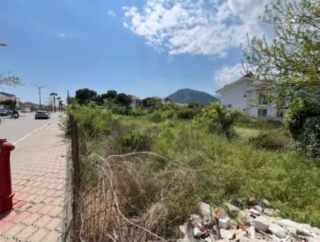 916M2 Gewerbe- Und Wohngrundstück Zum Verkauf An Der Hauptstraße In Dalyan Gülpınar