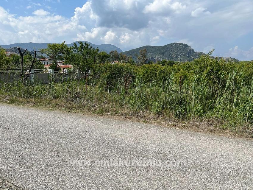 5,100 M² Plot Of Land For Sale In Dalyan, Maraş Area, Zoned For 5% Residential Use.
