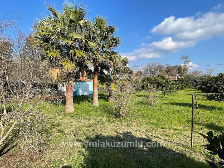 Detached Single-story House For Sale On A 2882 M2 Plot In Eskiköy.