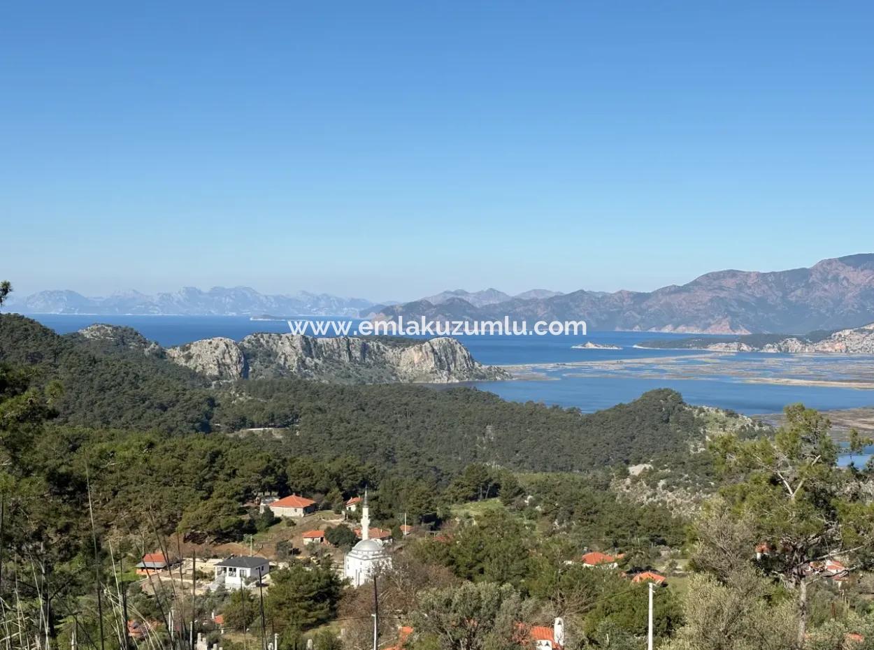 1000M2 Land For Sale With Sea View In The Village Built-Up Area In Gökbel