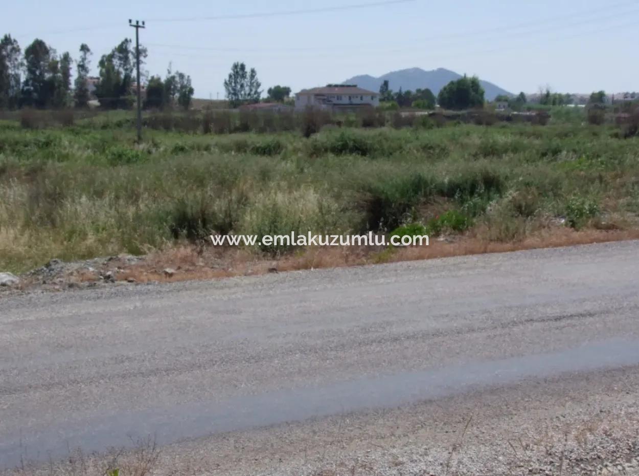 Commercial Plot 2500M2 Plot For Sale Bargain For Sale In Fethiye From The Main Road To Zero