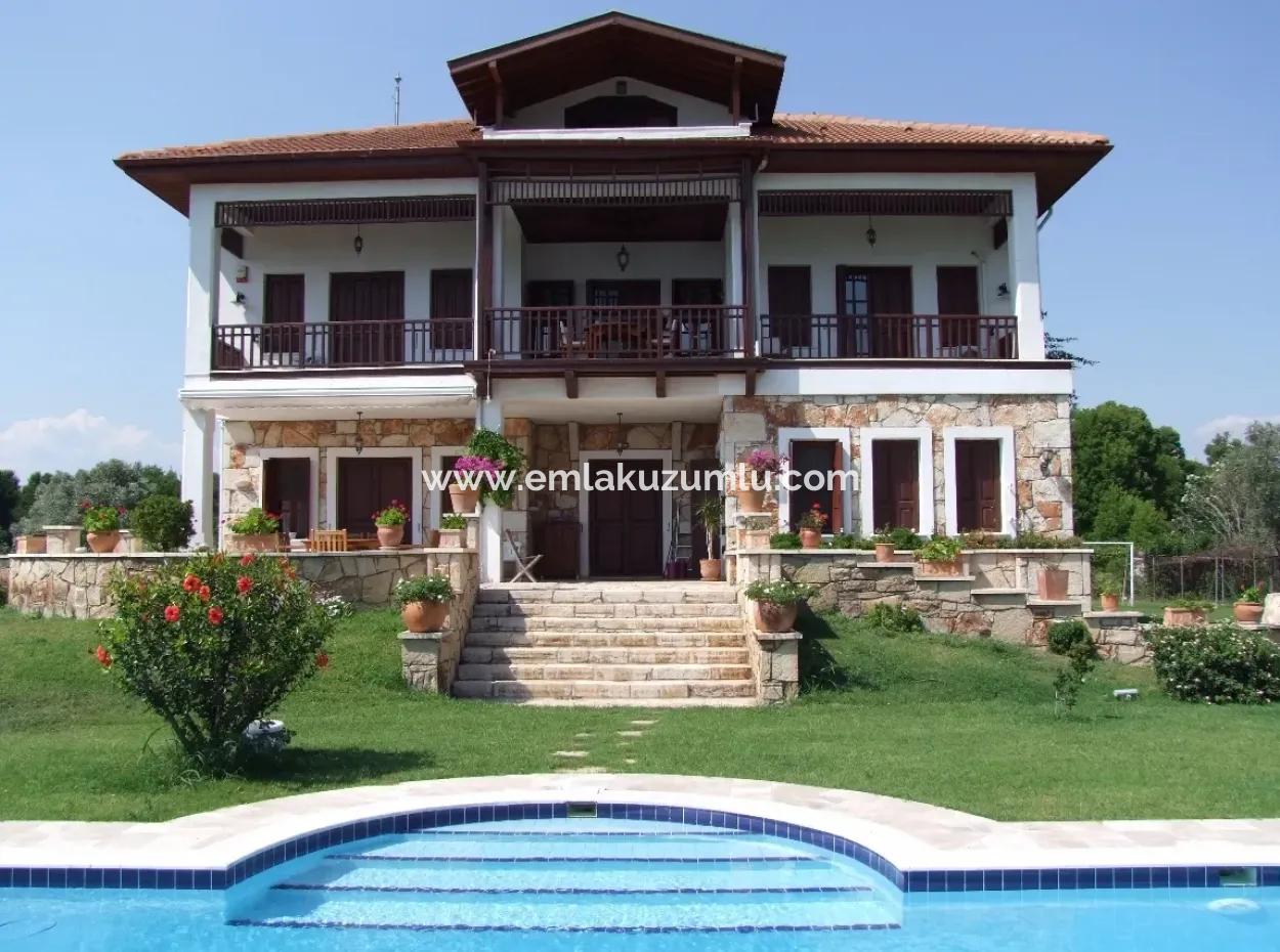 Estate For Sale, Dalyan 12,338M2 Plot Luxury Villa For Sale In