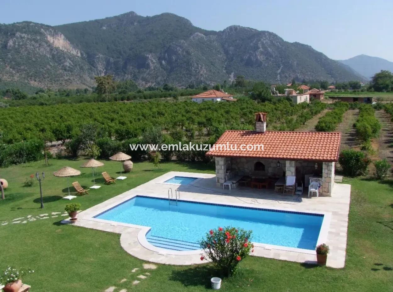 Estate For Sale, Dalyan 12,338M2 Plot Luxury Villa For Sale In