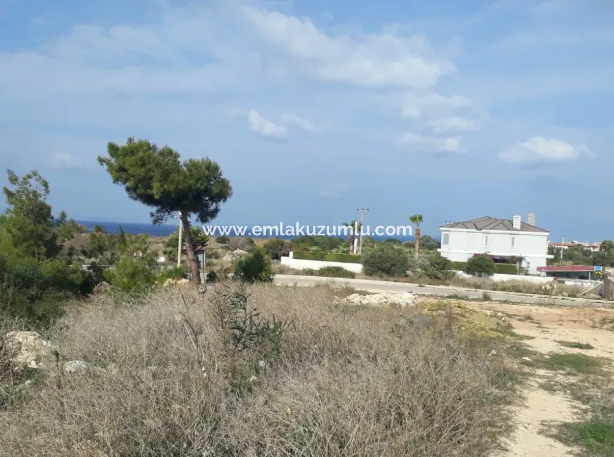 Land For Sale In Çeşme Dalyan Neighborhood With Full Sea View 1176M2 Zoning