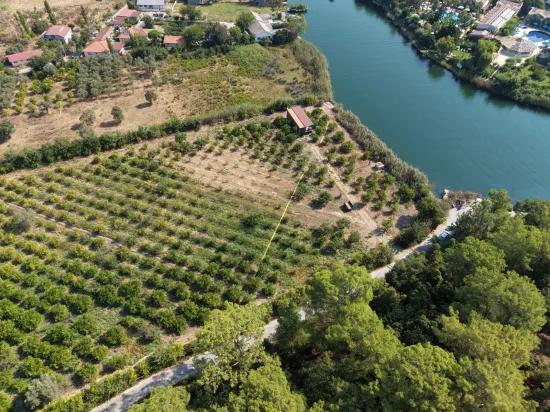 Село Köyceğiz в районе Çandır, у канала, 20.000м2 продажа поля