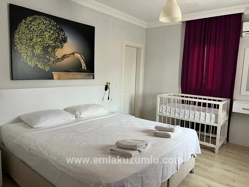 Dalyan'da Köşebaşı 600m2 Arsa İçerisinde 3+1 Satılık Villa