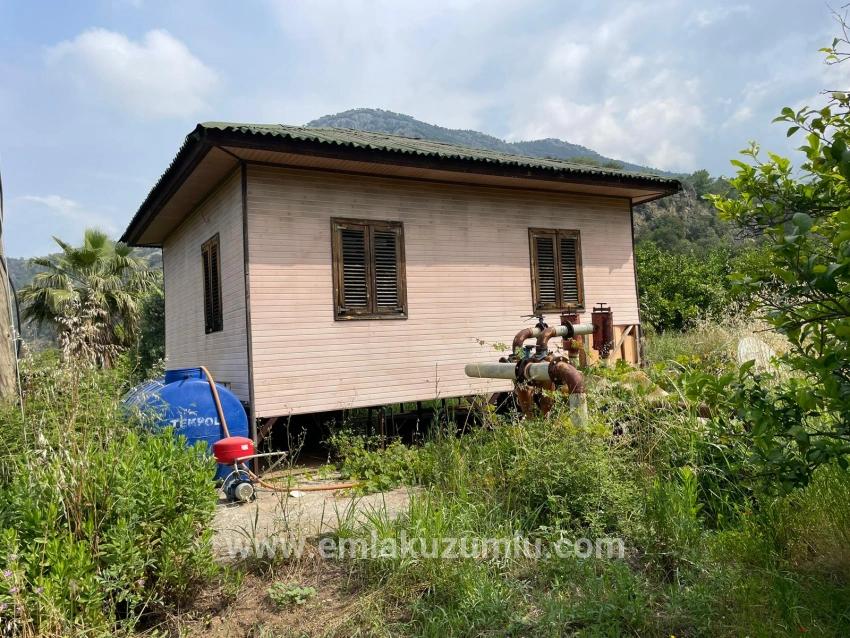 Gökbel'de İztuzu Plajı Yoluna Sıfır 7800m2 Satılık Arazi