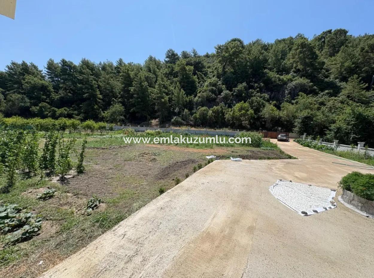 Dalyan Karadağ Mevkiinde 2500M2 Tarla İçerisinde 120M2 Müstakil Ahşap Ev