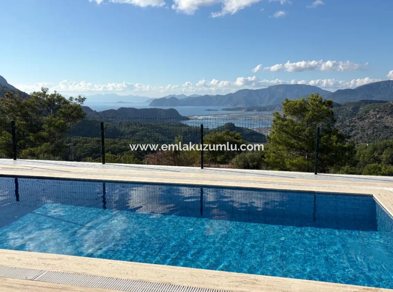 Gökbelde Full Deniz Manzaralı 2+1 Kiralık Villa