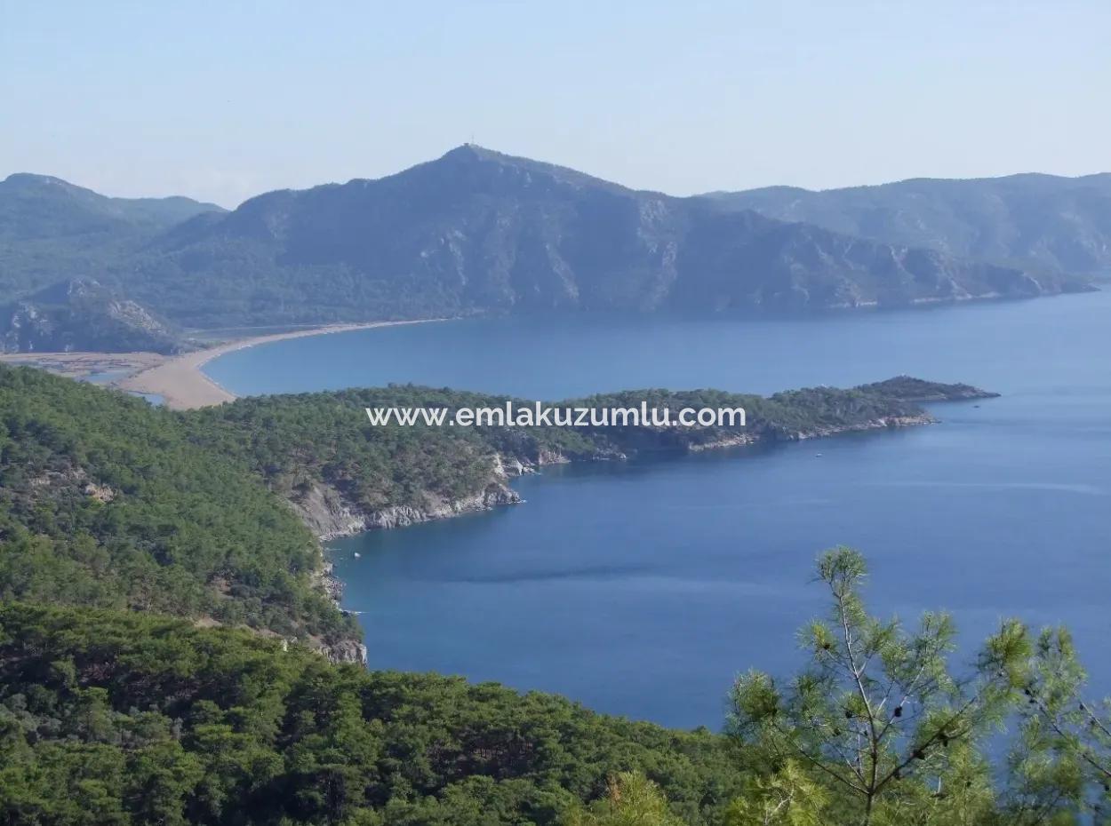 Ekincik Çandır Arasın'da Deniz Manzaralı Kelepir Emlak Satılık Arsa